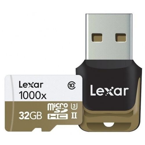 Memoria SDHC Lexar 32GB 1000x with reader USB 3.0