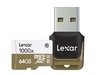 Memoria microSDHC Lexar 64GB 1000x UHS-II + reader USB 3