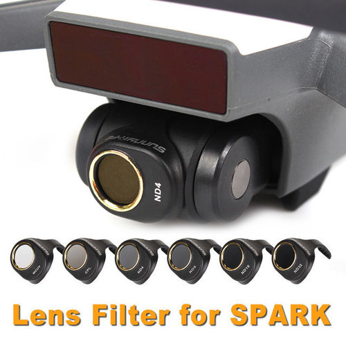 Sunnylife DJI Spark Lens Filter 4 in 1 set(MCUV+CPL+ND4+ND8+ND16+ND32