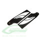 SAB 105mm Carbon Fiber Tail Blades White - Goblin 630/630 Competition