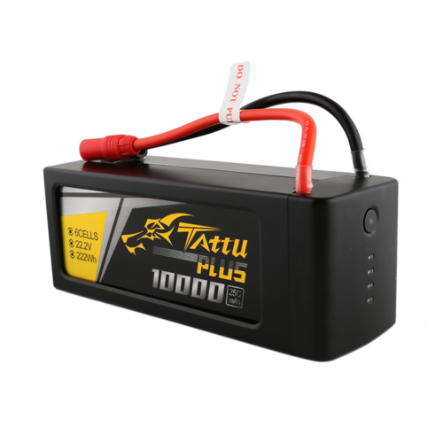 Tattu Plus 10000mAh 22.2V 25C 6S1P Lipo Battery Pack