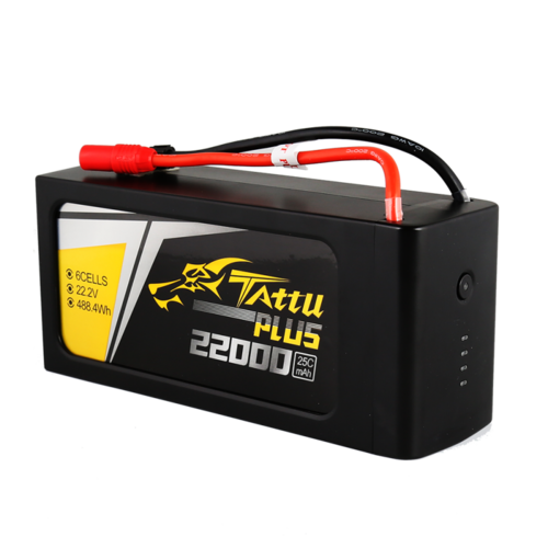 Tattu Plus 22000mAh 22.2V 25C 6S1P Lipo Battery Pack