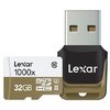 Memoria SDHC Lexar 32GB 1000x con lector USB 3.0