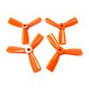 DAL 3 blade 4040 propeller Orange color (2cw+2ccw)