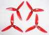 HQ Durable Prop  5X4.8X3V1S  Light Red  (2CW+2CCW)-Poly Carbonate