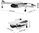 KF609 Mini Drone de Control Remoto de posicionamiento de Flujo óptico de Alta definición Quadcopter