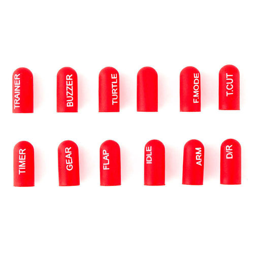 12pcs Labeled Silicon Switch Cover Set (Short